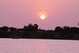 L'alba sul Lago Ciad